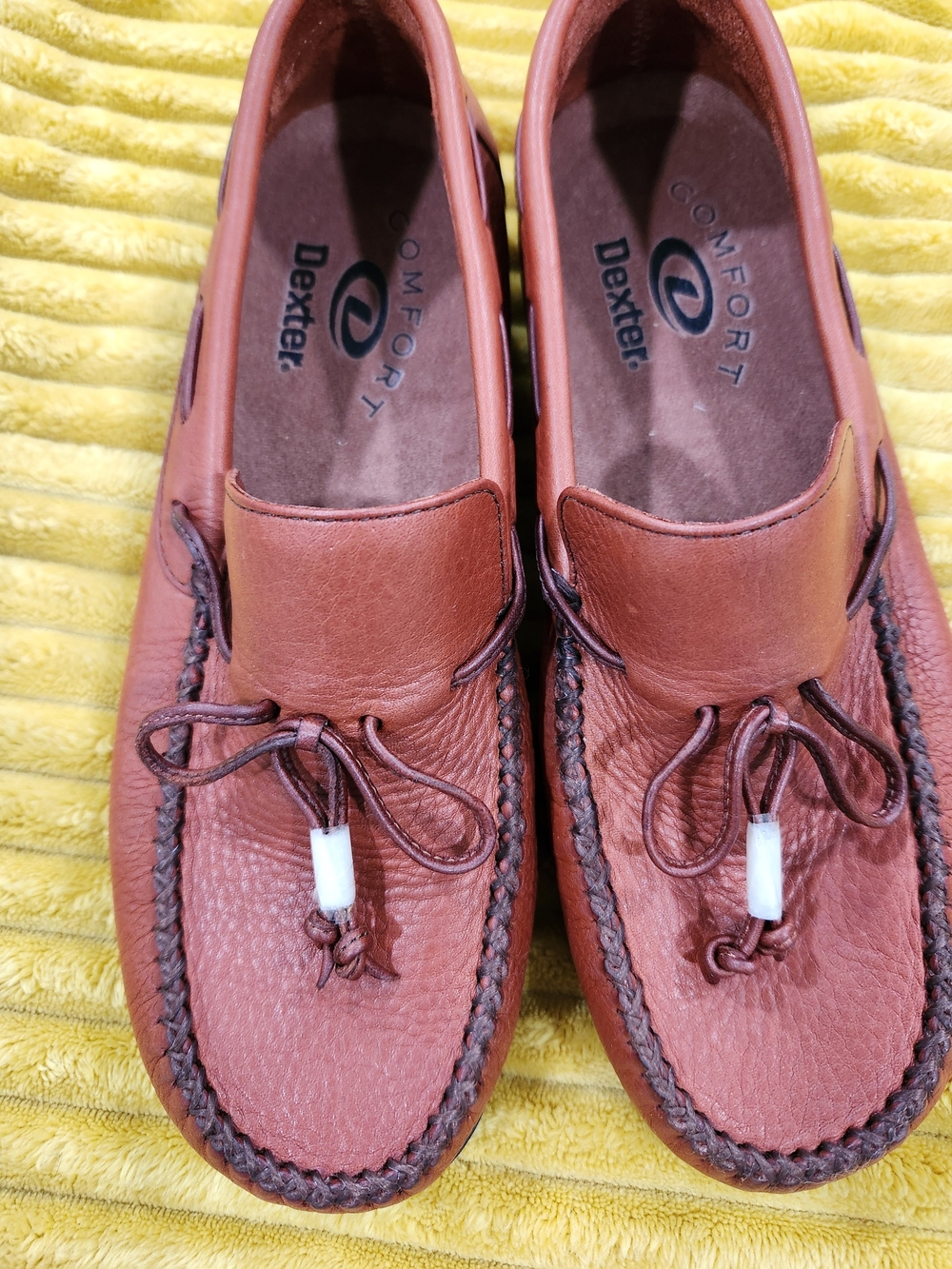 Dexter Women's Brown Leather Comfort Moccasin Nwot